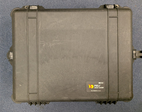 Peli case 1600 schwarz - peli, mit